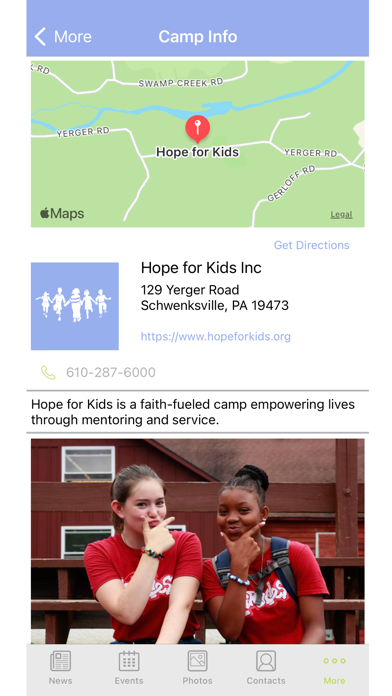 Hope for Kids, Inc. Screenshot