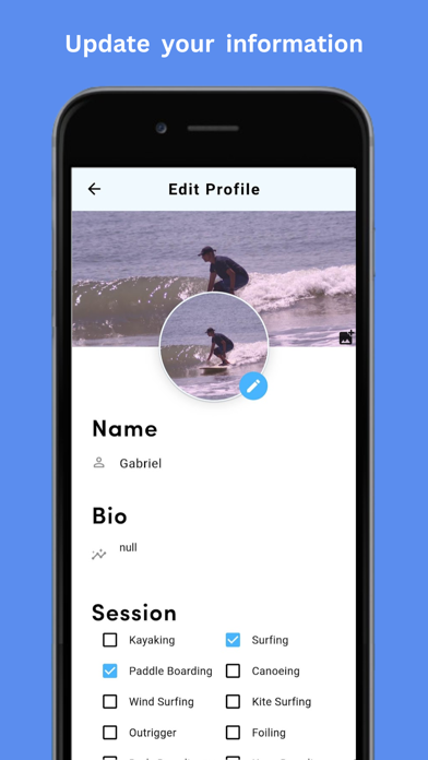 Paddle Out iPhone screenshot 1 - Lifestyle app