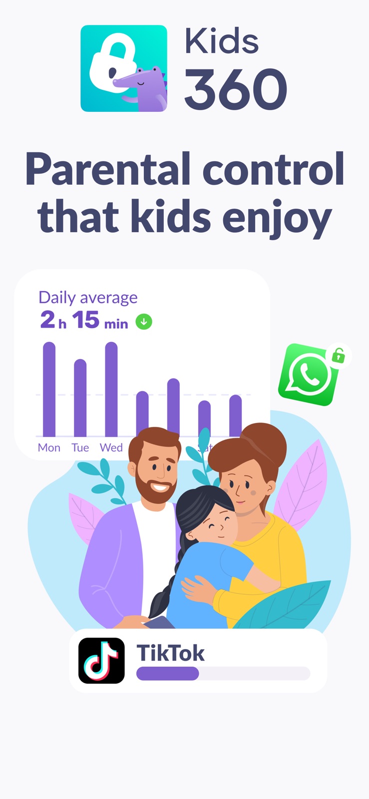Kids360: Parental Control App iphone screenshot 1