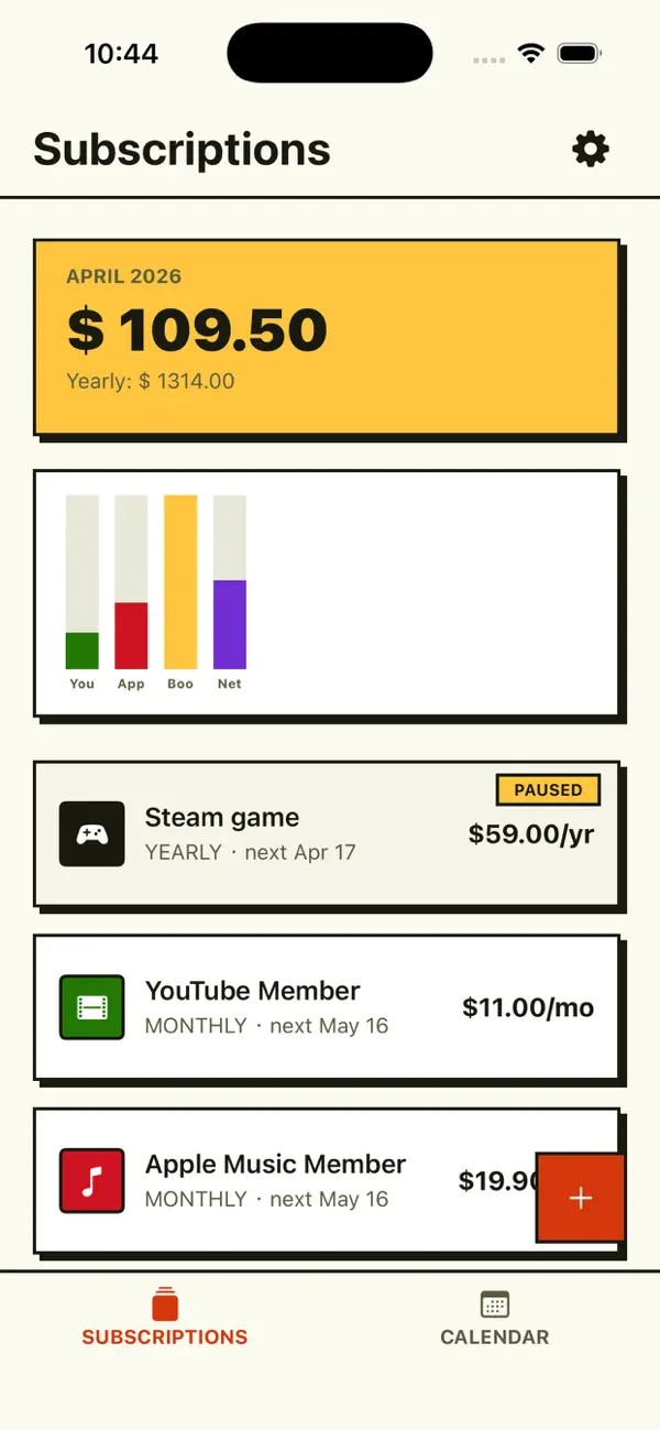Screenshot #1 pour Accriva: Subscription Log