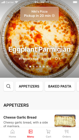 Niki's Pizza iPhone screenshot 2 - Food & Drink app