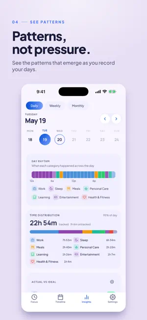 Horae — Daily Time Tracking screenshot 4