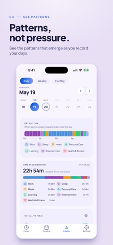 Horae — Daily Time Tracking Screenshot 4 of 8