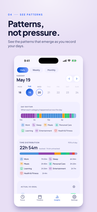 Horae — Daily Time Tracking Screenshot 4 of 8