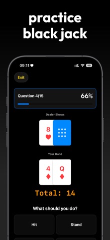 Blackjack - Learn, Practice Screenshot 4 of 5