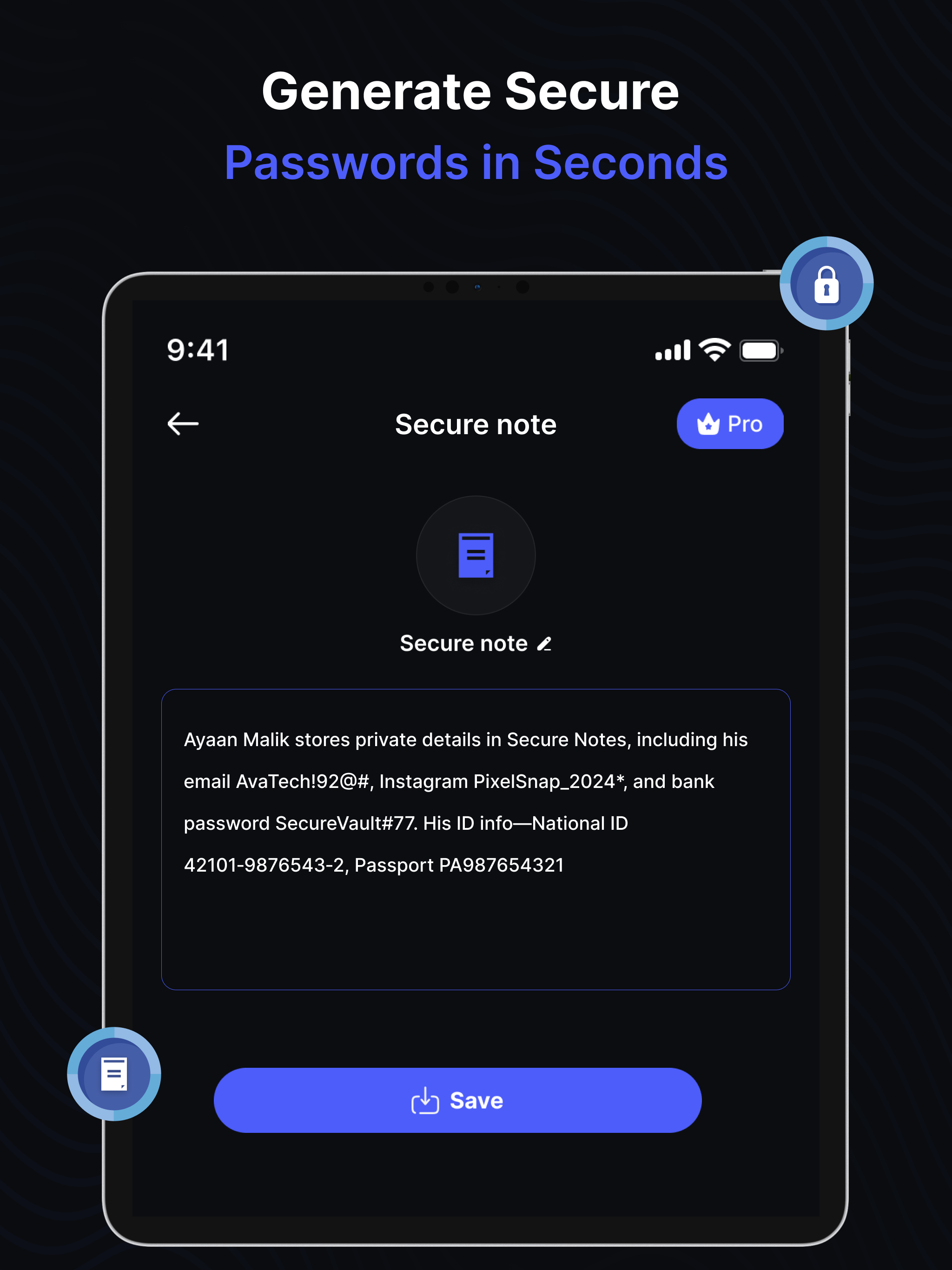 Password Manager & Safe Pass