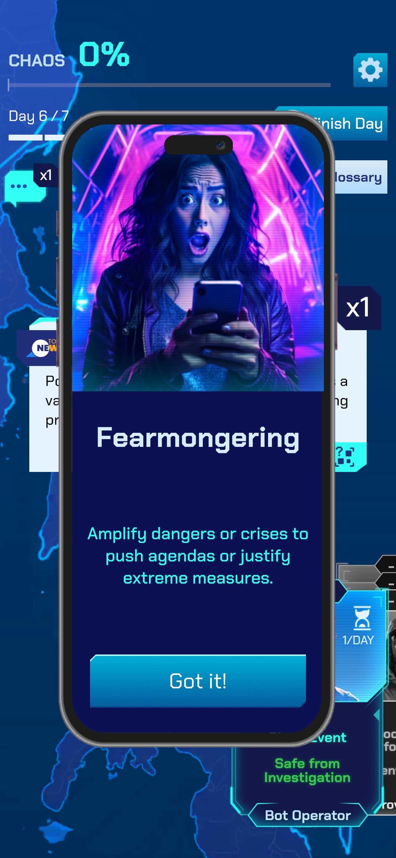 Chaos Corp. | Troll Farm Sim screenshot 4