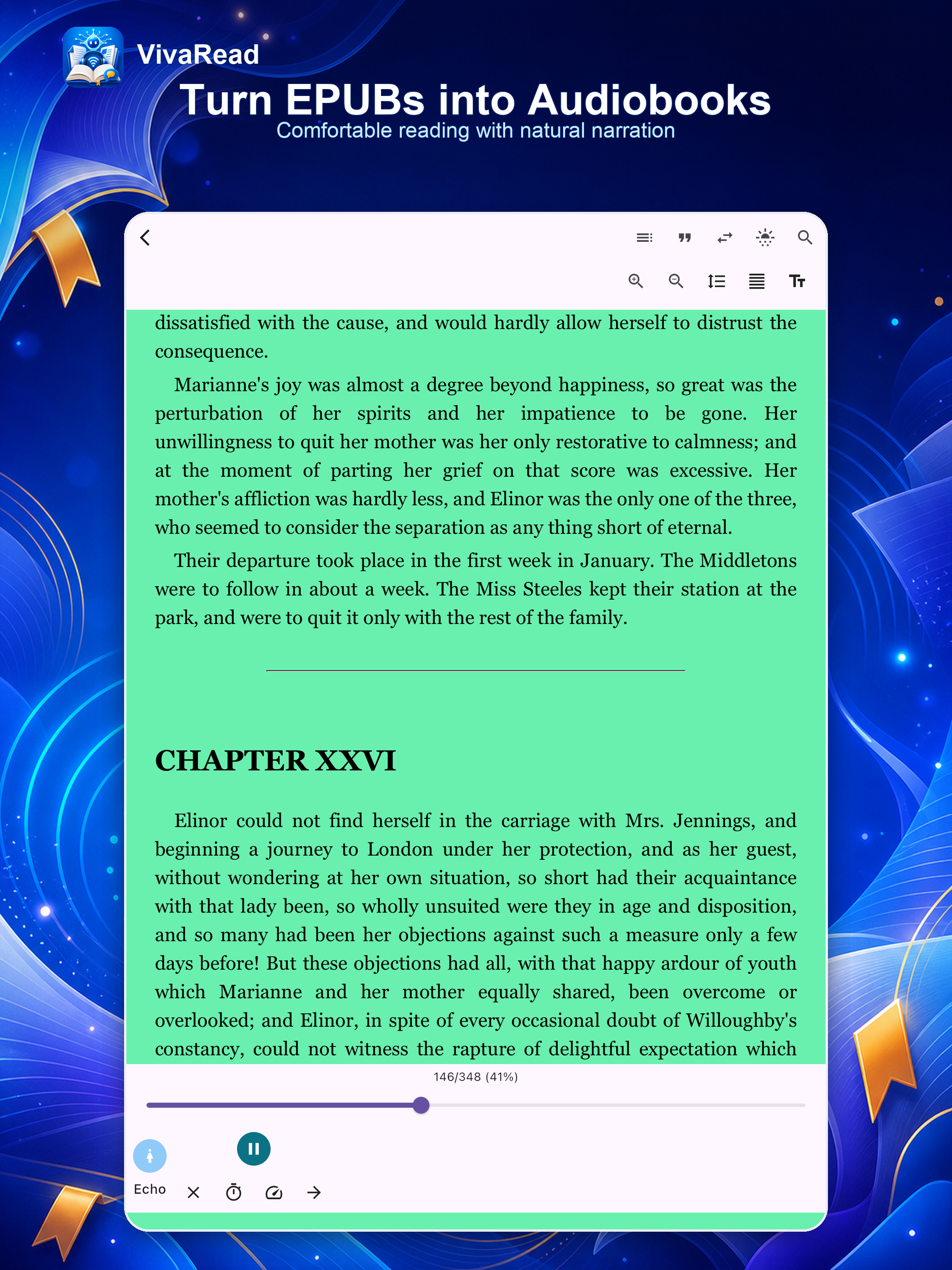 VivaRead: EPUB & PDF to Voice screenshot 13
