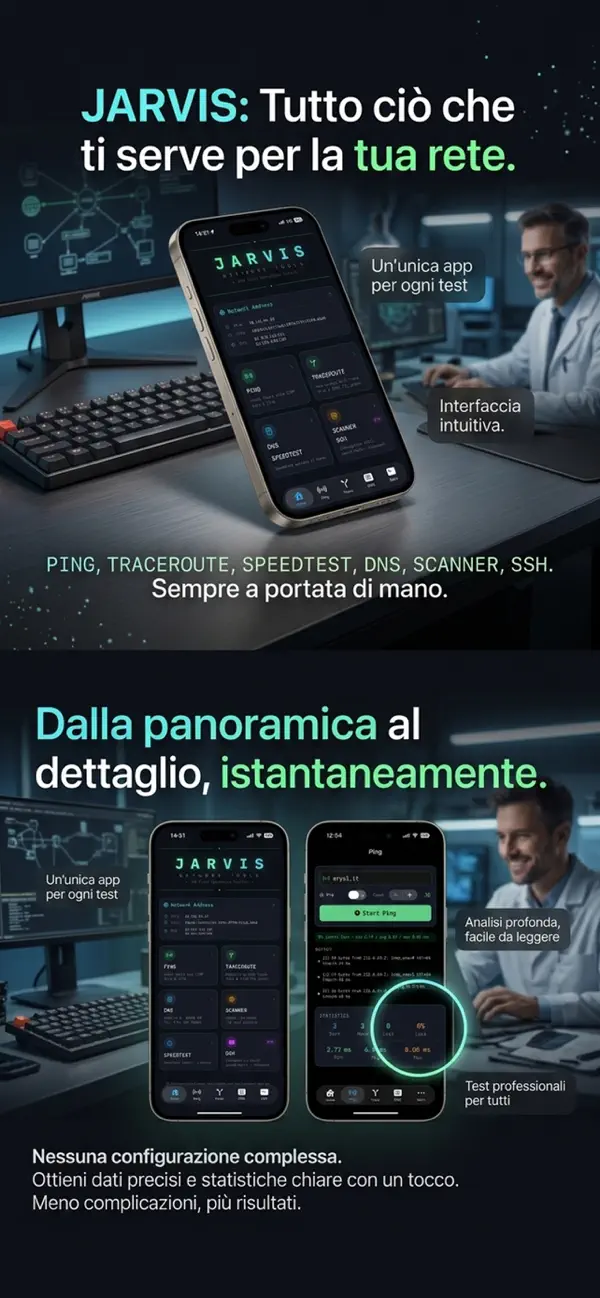 Screenshot #1 pour Jarvis Network Tools