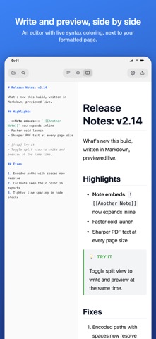 Markdown to PDF: Pro Editor screenshot