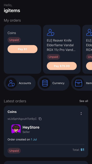 igitems Screenshot