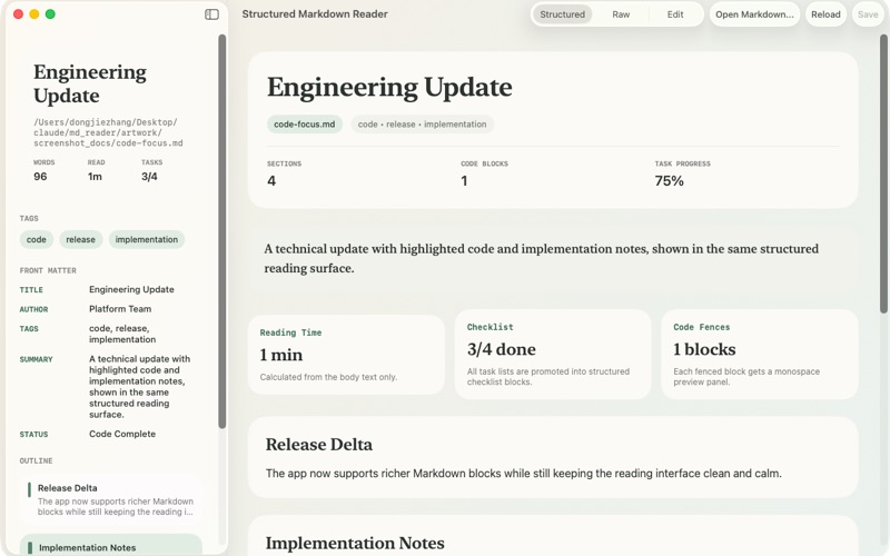 Markdownalds screenshot