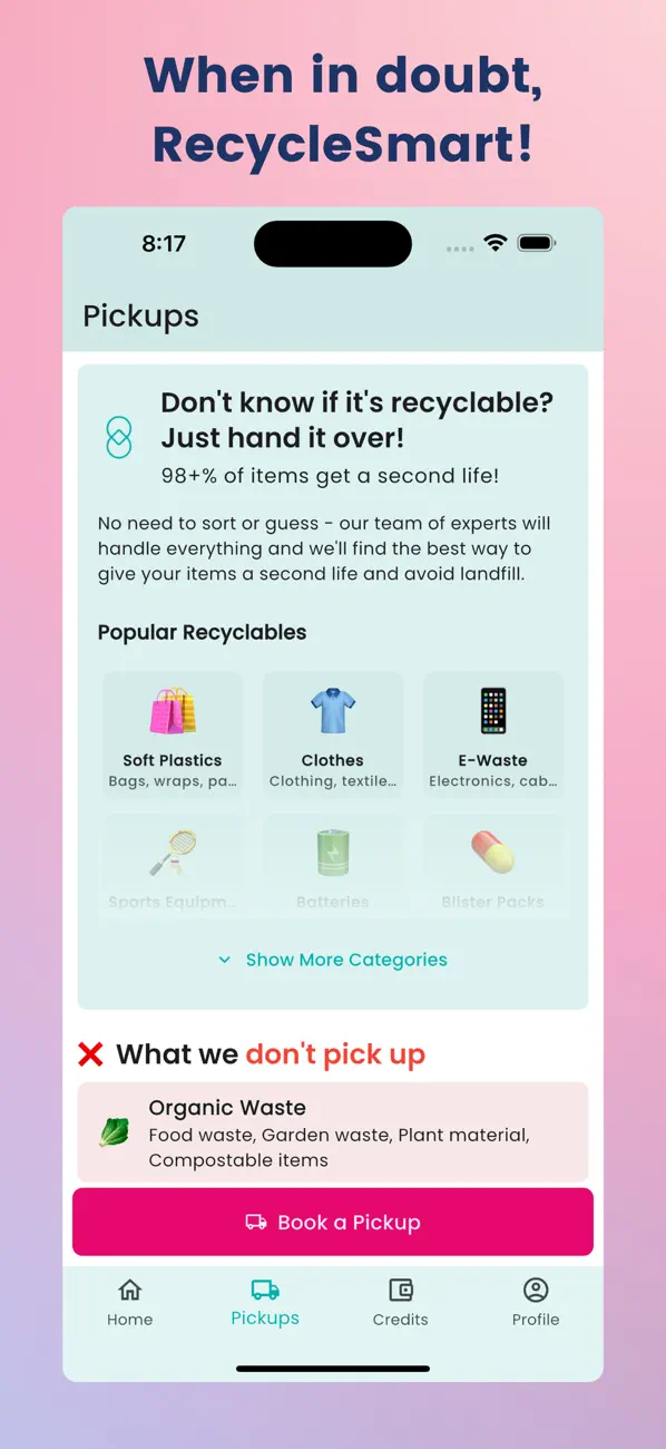 Screenshot #3 pour ReSmart (RecycleSmart)