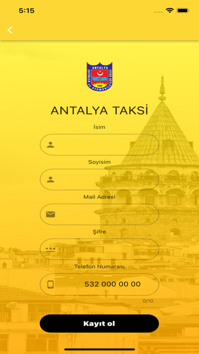 Mersin Taksi Yolcu Screenshot