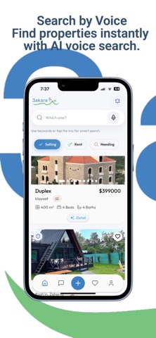 3akarat.ai - Real Estate Agent iPhone screenshot