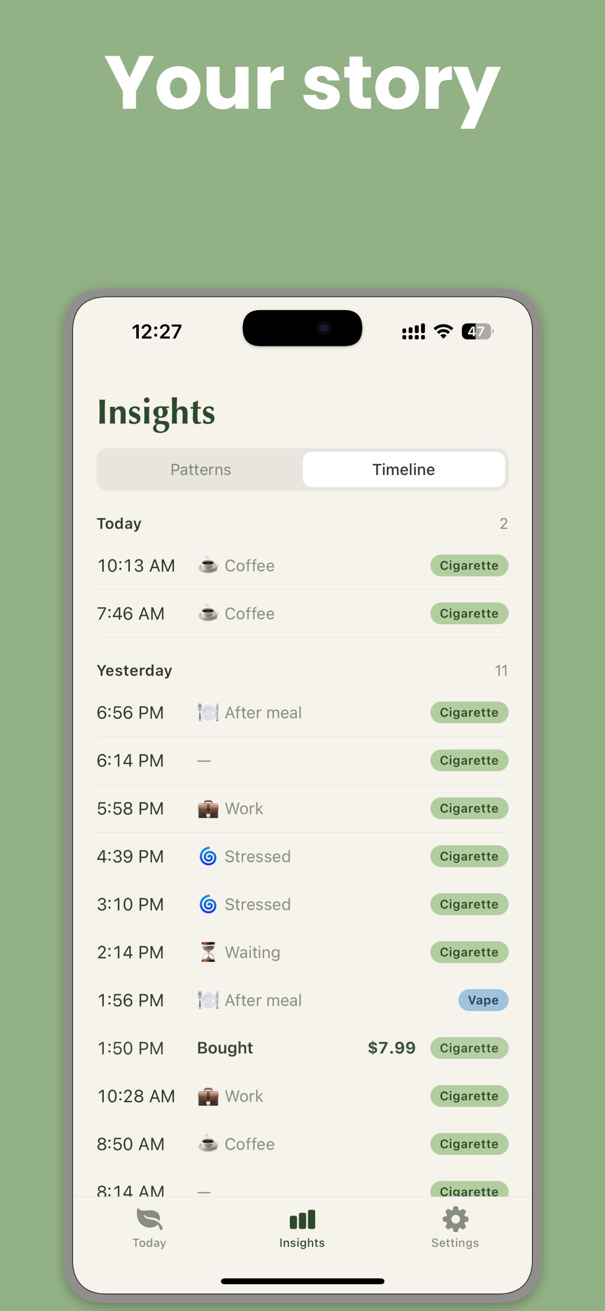 Screenshot 4 of Cinder – Quit Smoking