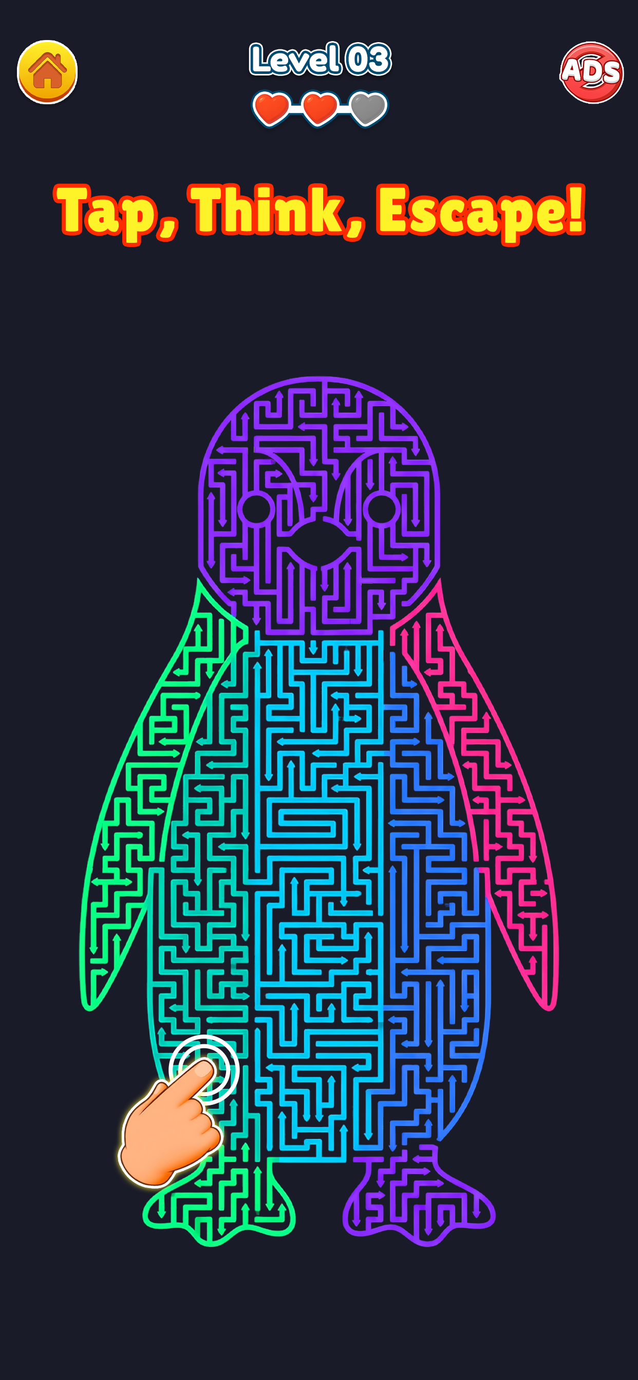 Tap Away Arrows: Escape Puzzle