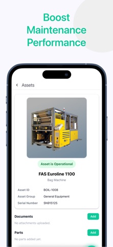 iMaintain: AI Maintenance CMMS screenshot