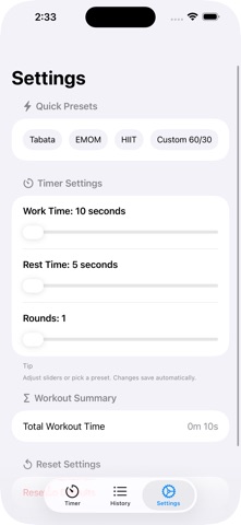 FitIntervals: HIIT Timer Screenshot 5 of 5