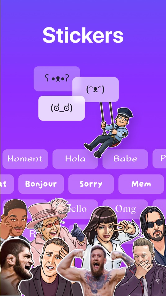 #2. GypsyBoard: Keyboard & Emoji (iOS) 由: Oleksandr Bilyk Inc.