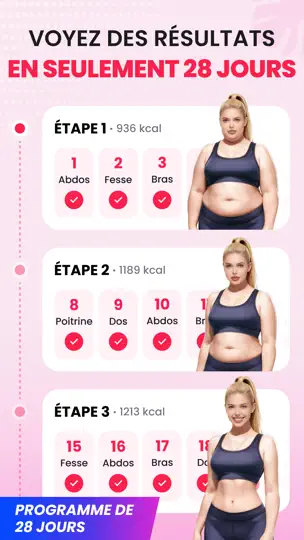Capture d'écran de ChillFit: Fitness Débutant sur iPhone 4