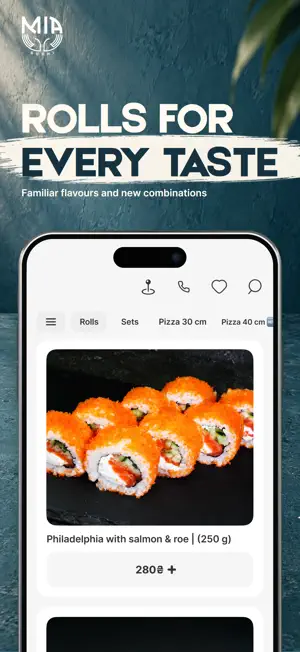 Mia Sushi: Food Delivery screenshot 2