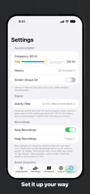 iSeismometer screenshot 7