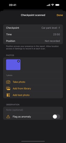 PatrolPad iPhone screenshot