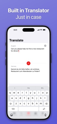 SpeakEasy German Phrasebook iPhone screenshot