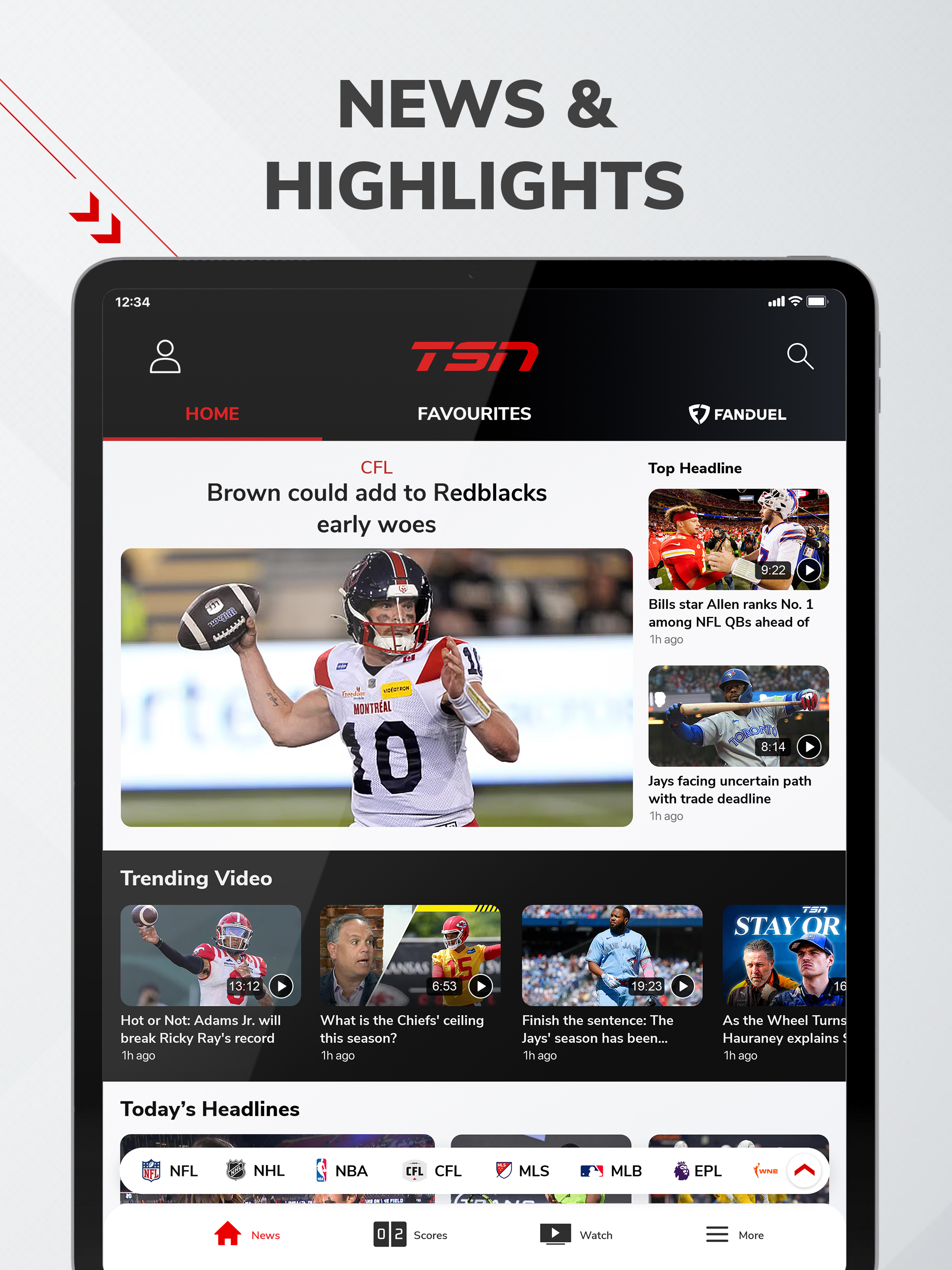 TSN: Live Sports, News, Scores screenshot 12