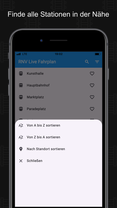 RNV Live Fahrplan