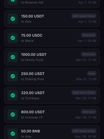 QuickSend - Send Crypto Fast iPad screenshot