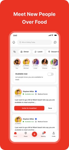 TalkChop: Meet & Eat screenshot