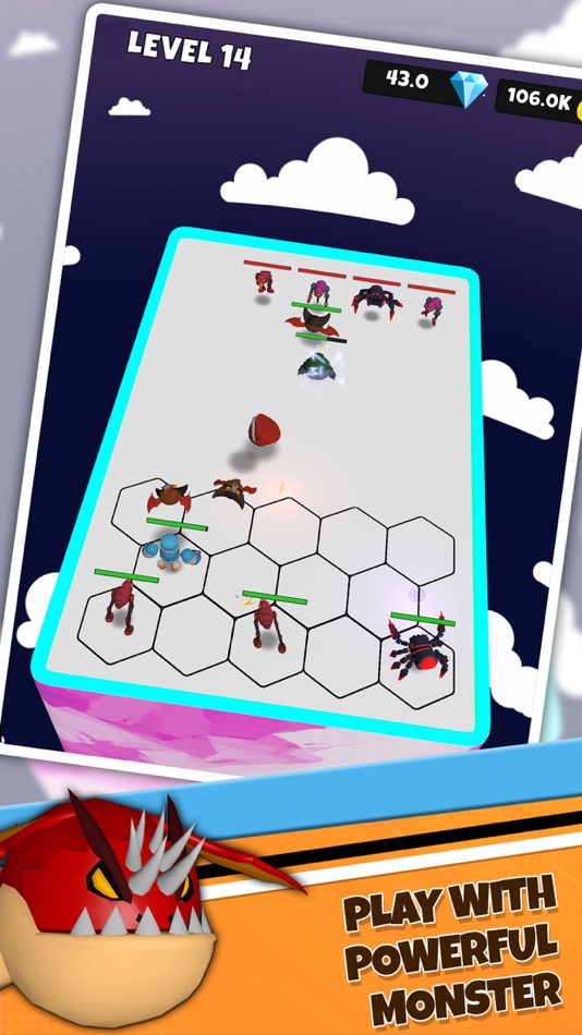 #3. Merge Robots Monster Battle (iOS) By: Amina Akhtar