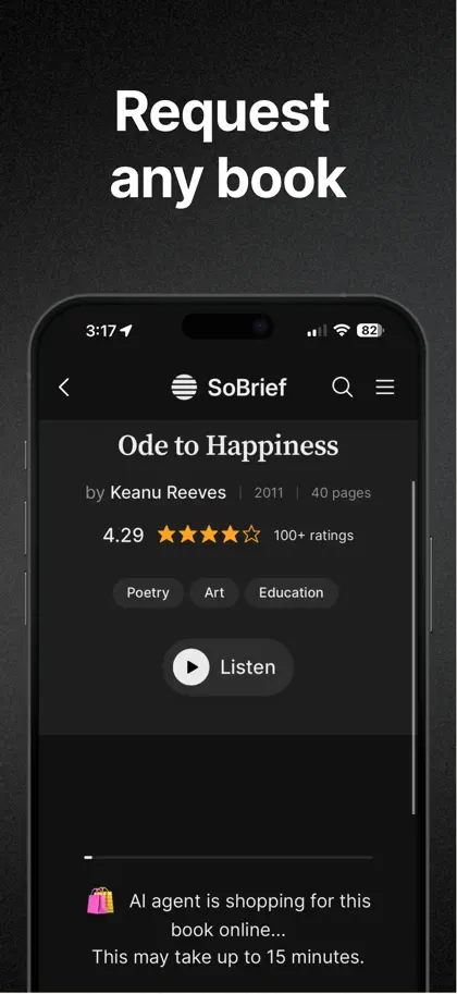 Screenshot 5 di 6 di SoBrief: Book Summaries