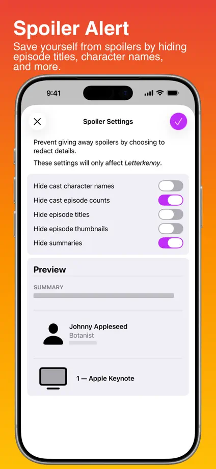 Callsheet, App Store screenshot 3