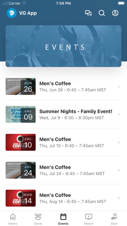The Vineyard Gilbert App