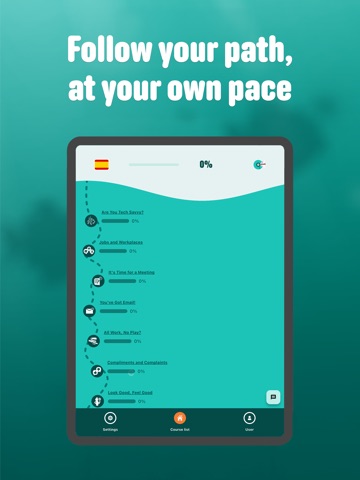 WordDive: Learn a new language iPad screenshot