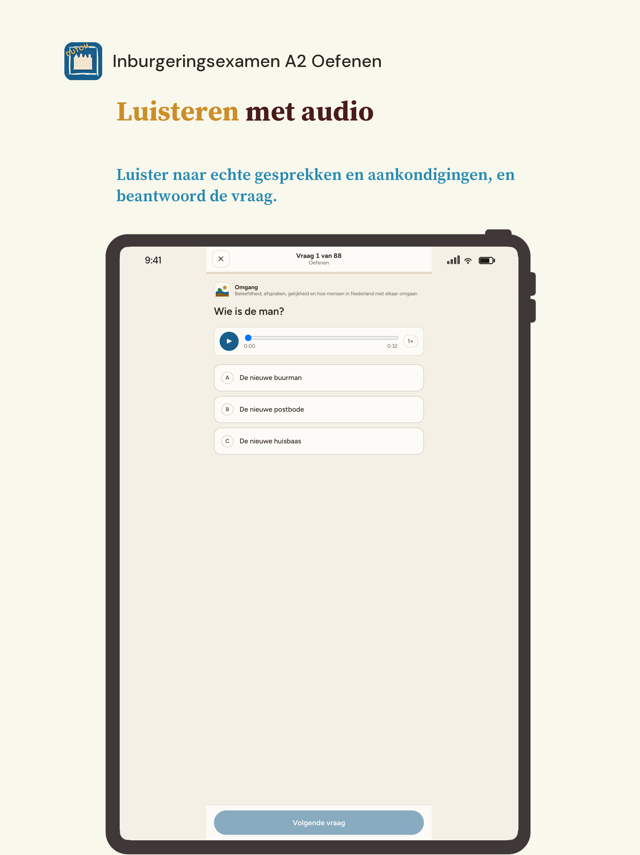 Inburgeringsexamen A2 Oefenen screenshot 10