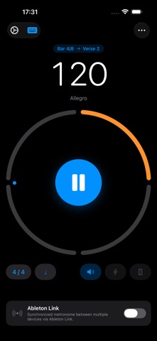 Band Metronome: Tempo, Setlist iPhone screenshot
