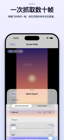 视频转照片抓取 screenshot