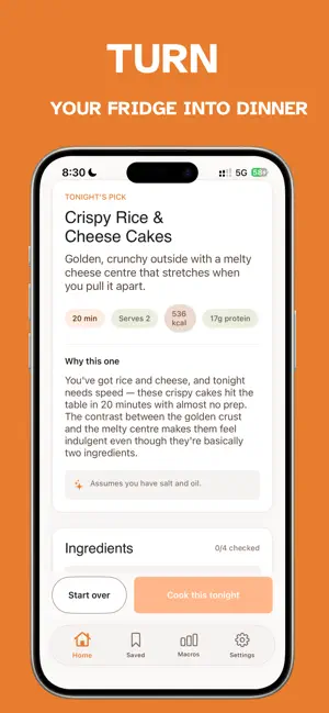 Orla: Fridge Recipe Generator screenshot 1