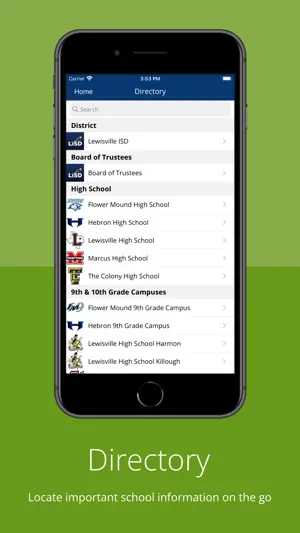 Lewisville ISD screenshot 2