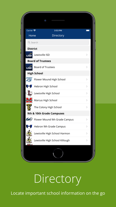 Lewisville ISD Screenshot