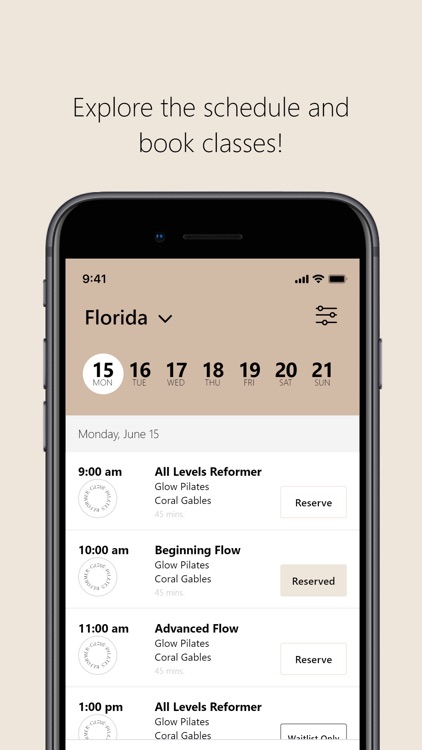 Glow Pilates Reformer