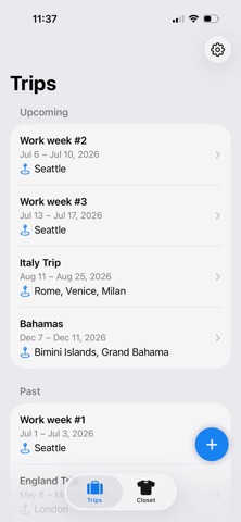 Trip-Fit screenshot