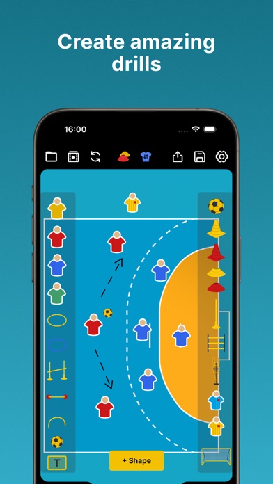 Coach Tactic Board: Handball++ Screenshot