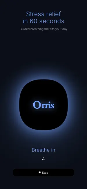 Orris: Breathing Exercises screenshot 1