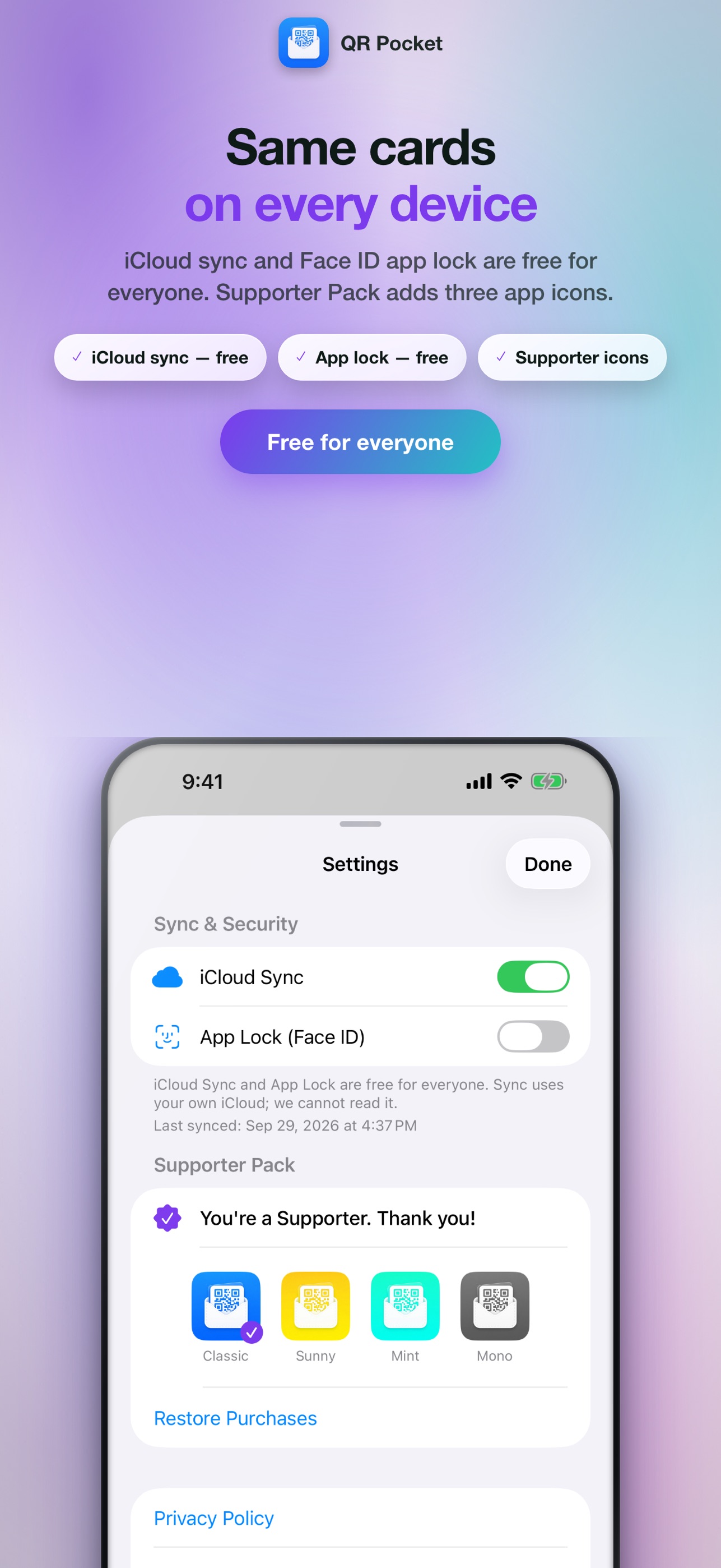 Screenshot 4 of QR Pocket Wallet