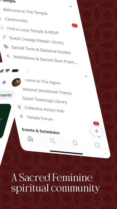 The Living Temple iPhone screenshot 2 - Social Networking app